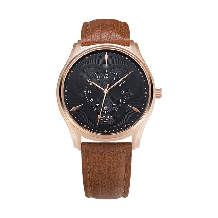 YAZOLE Top Brand Luxury Fashion Men's Casual and Popular Leather Watches