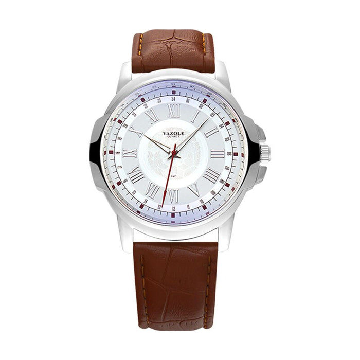 Top Brand Luxury YAZOLE Watch Male Business Mens Wrist Watch Complete Calendar Design Time