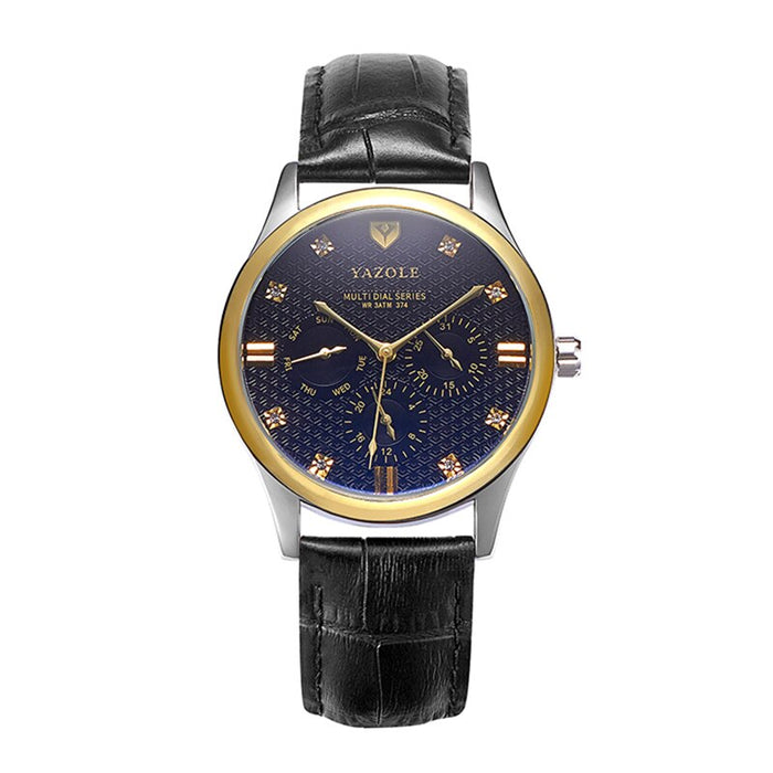 YAZOLETop Brand Luxury Auto Date Week Fashion Men Watch Clock