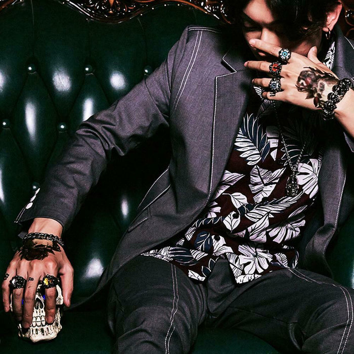 75Pcs Men's Vintage Jewelry Rings