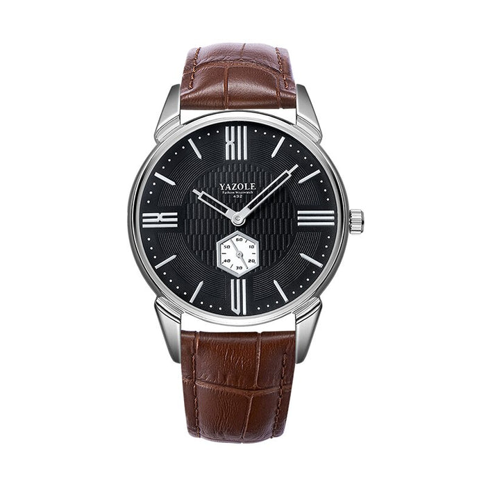 Top Brand Luxury Yazole Independent Small Seconds Hand Designer Men's Wrist Watches