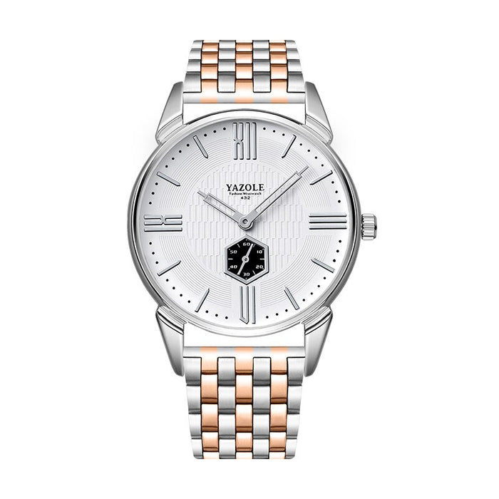 Top Brand Luxury Yazole Independent Small Seconds Hand Designer Men's Wrist Watches