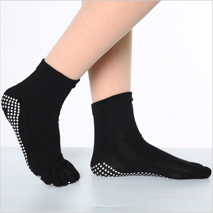 Cotton Yoga Cute Five-finger Socks