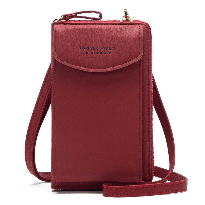 Long Wallet Magnetic Buckle Mobile Phone Bag