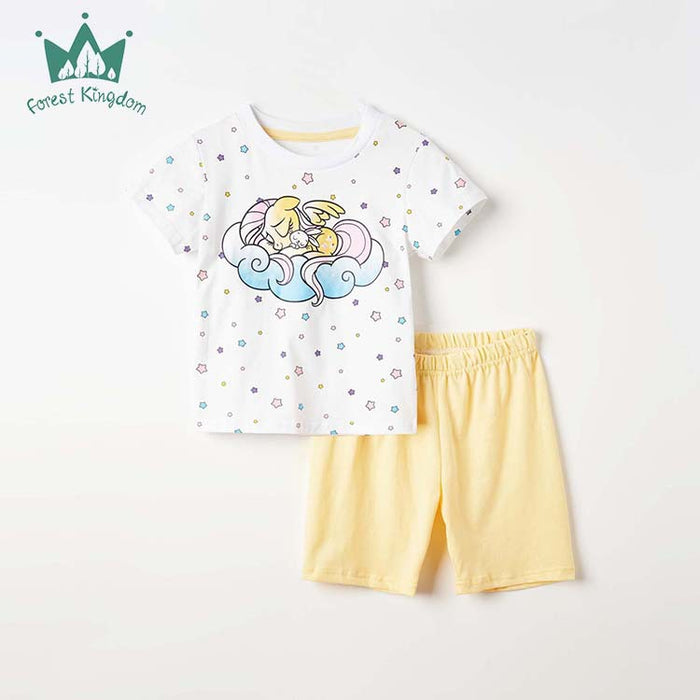 Children's short sleeved suit