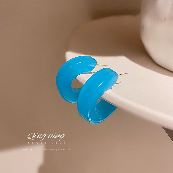 New Retro Bow Simple Design Women's Earrings