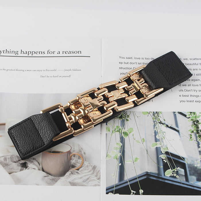 Black Fashion Simple Women's Belt