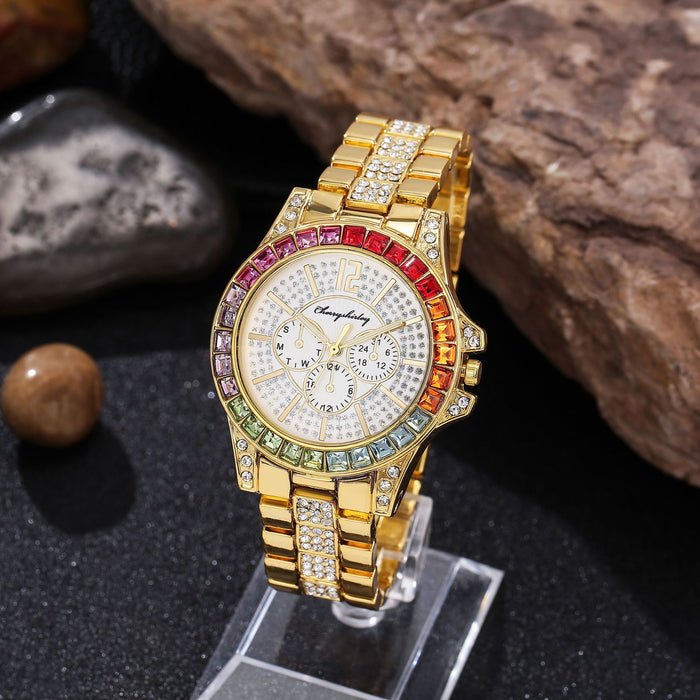 New Stainless Steel Women Wristwatch Quartz Fashion Casual Clock  LLZ20809