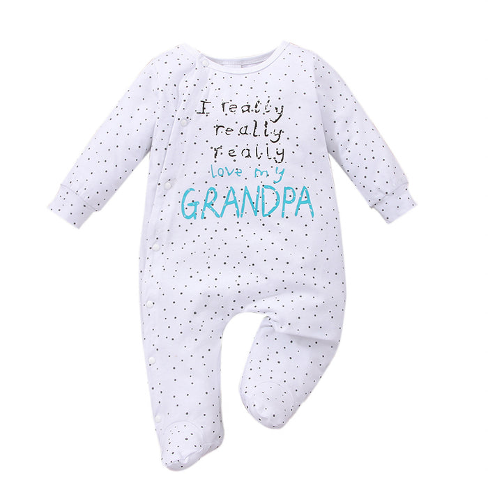 White long sleeved printed BODYSUIT