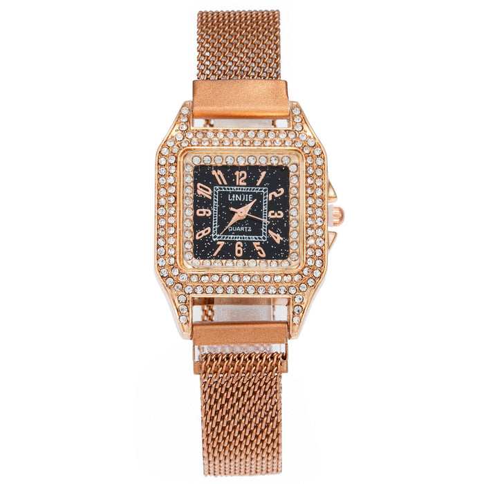 New Stainless Steel Women Wristwatch Quartz Fashion Casual Clock LLZ20033