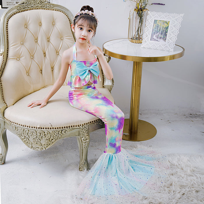 Seaside holiday swimming fishtail skirt Ariel princess skirt