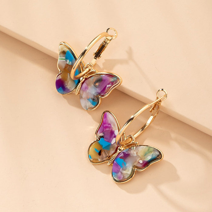 Fashion Simple Butterfly Earrings Women's Earrings