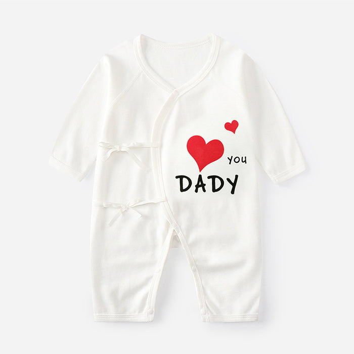 Newborn Baby Mom&Dad Cotton Romper