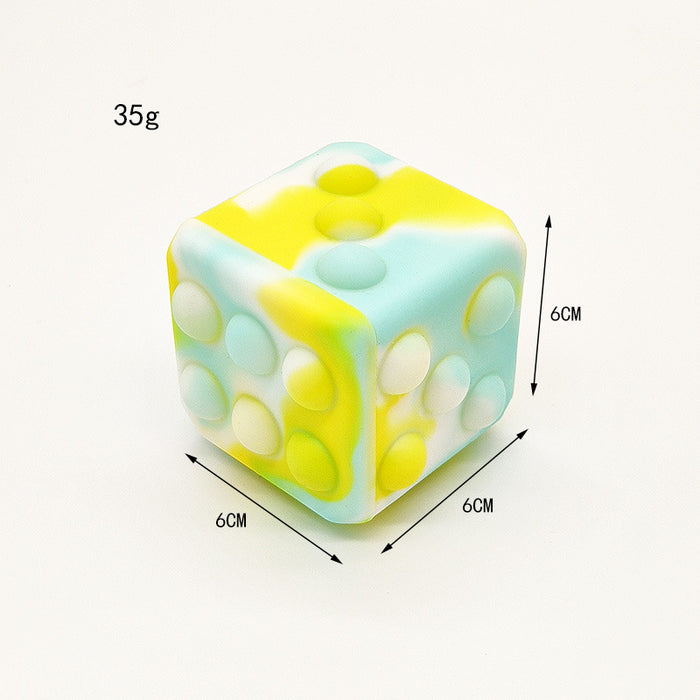 3D Silicone Decompression Ball Cube Pop It Fidget Toys