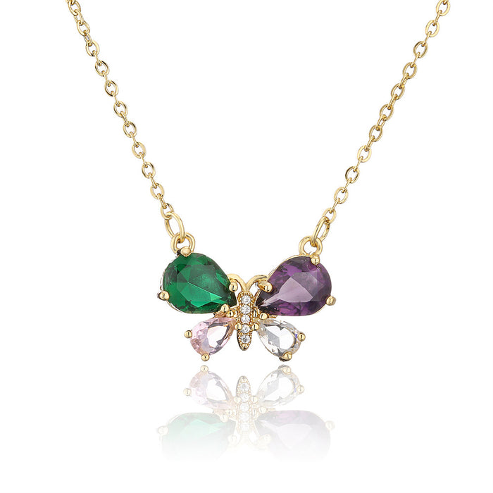 New Fashion Exquisite Butterfly Pendant Women's Necklace