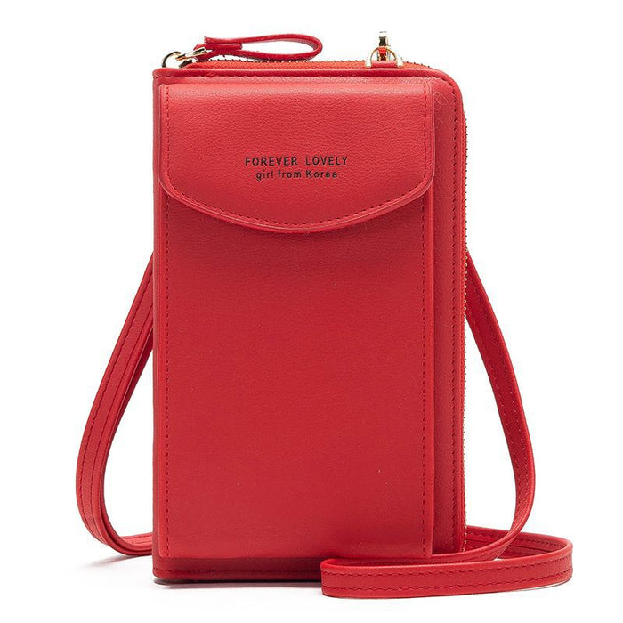 Long Wallet Magnetic Buckle Mobile Phone Bag