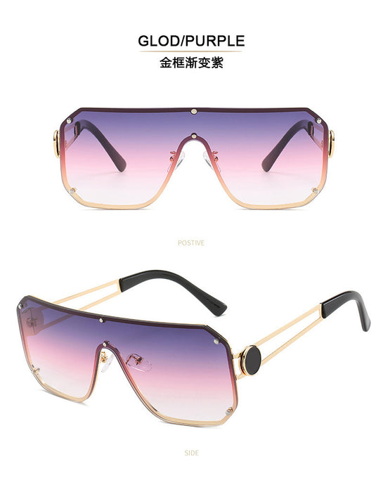Retro metal one piece Sunglasses toad Sunglasses