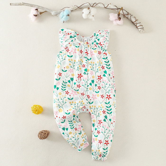 Sleeveless one-piece newborn baby ha clothes climbing clothes