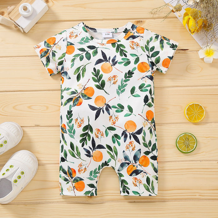 Fruit element short sleeve one-piece climbing suit