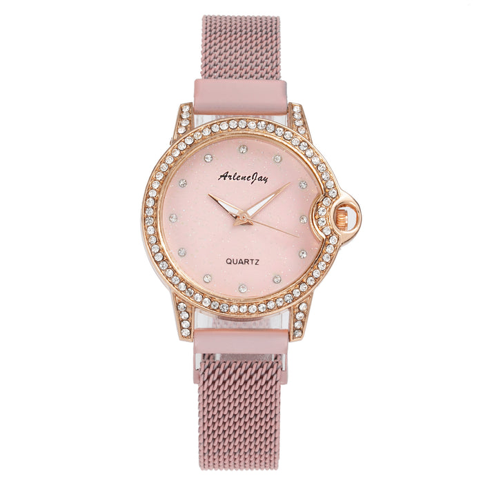 New Stainless Steel Women Wristwatch Quartz Fashion Casual Clock LLZ20024