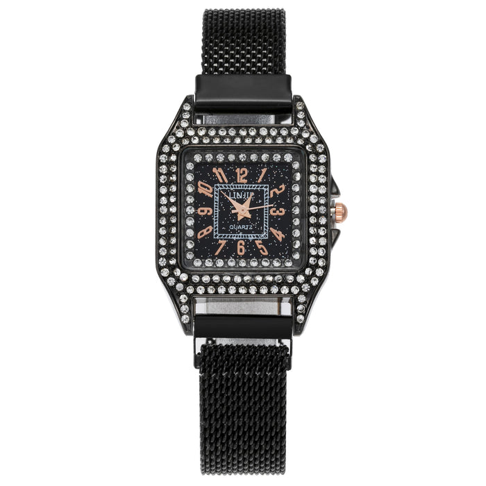 New Stainless Steel Women Wristwatch Quartz Fashion Casual Clock LLZ20033
