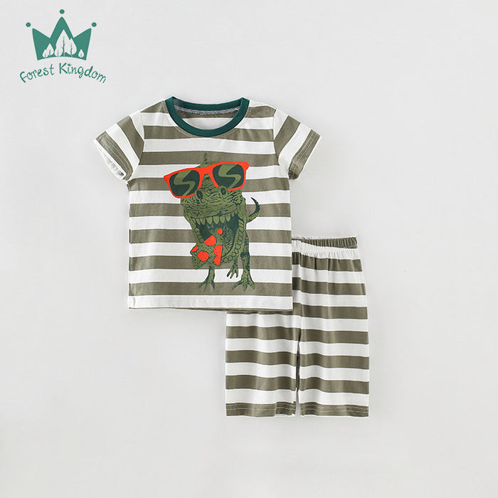 Children's short sleeved Shorts Set