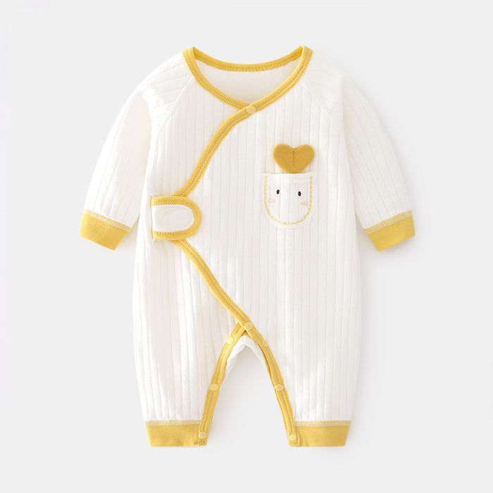 Newborn Cartoon Long Sleeve Romper