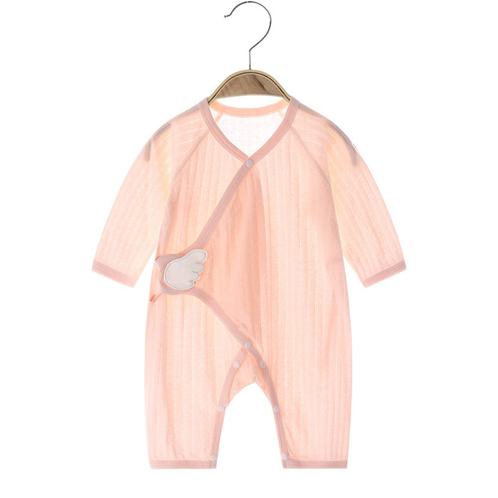 Summer Newborn Angel Wings Cotton Romper