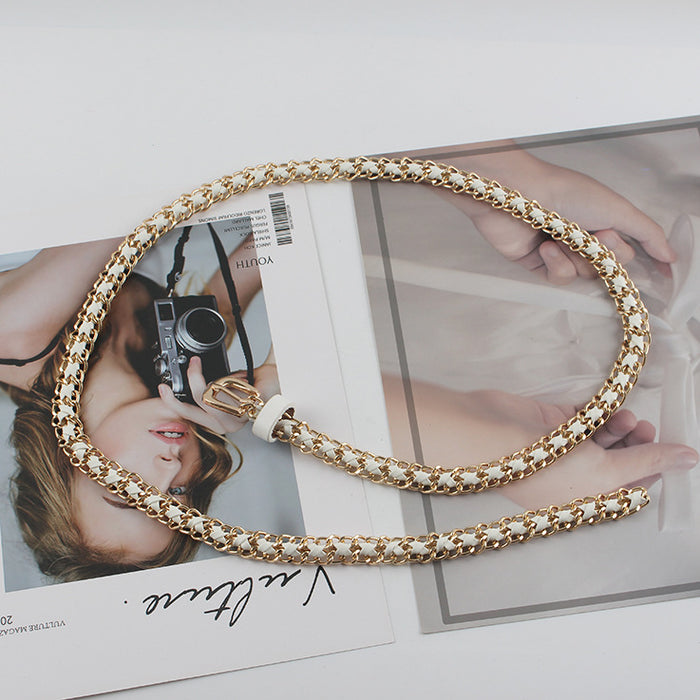 Women's Summer Decorative Fashion Metal Belt Chain