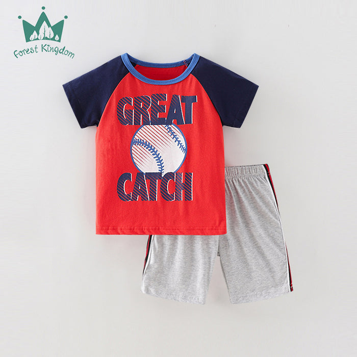 Children's short sleeve two piece set