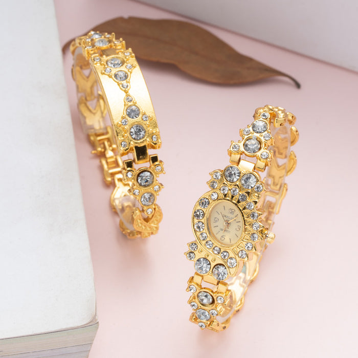 Fashion Trend Ladies Watch Popular Water Diamond Watch