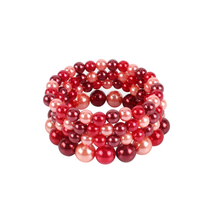 New Imitation Pearl Multi-layer Beaded Fashion Bracelet Accessories