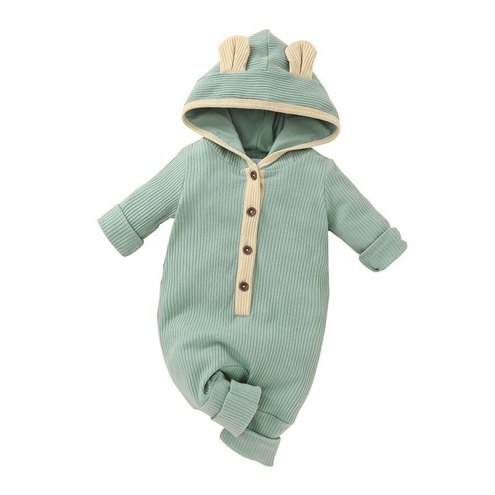 Infant Jumpsuit Cute Baby Long Sleeve Bodysuit