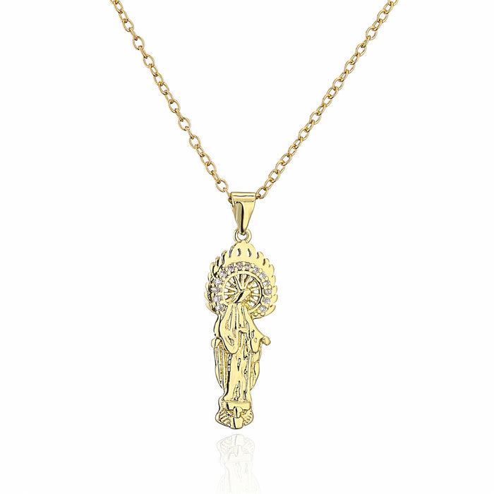 Fashion personality popular religious decoration Zircon Necklace