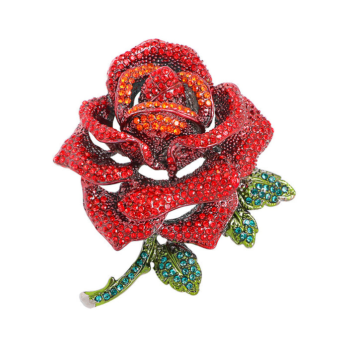 New Rose Brooch Women's Flower Pin
