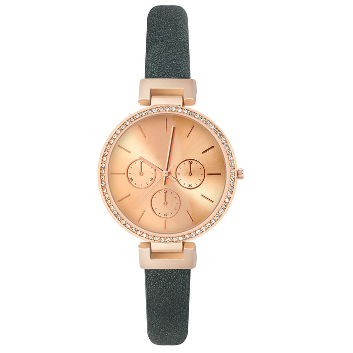 Fashion Women Wristwatch Leather Band Quartz Casual Clock LZ20011