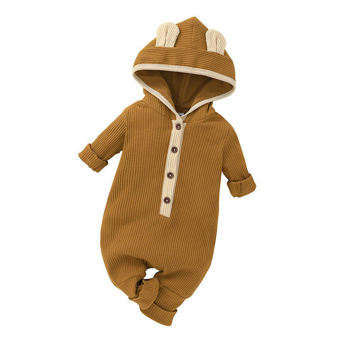 Infant Jumpsuit Cute Baby Long Sleeve Bodysuit
