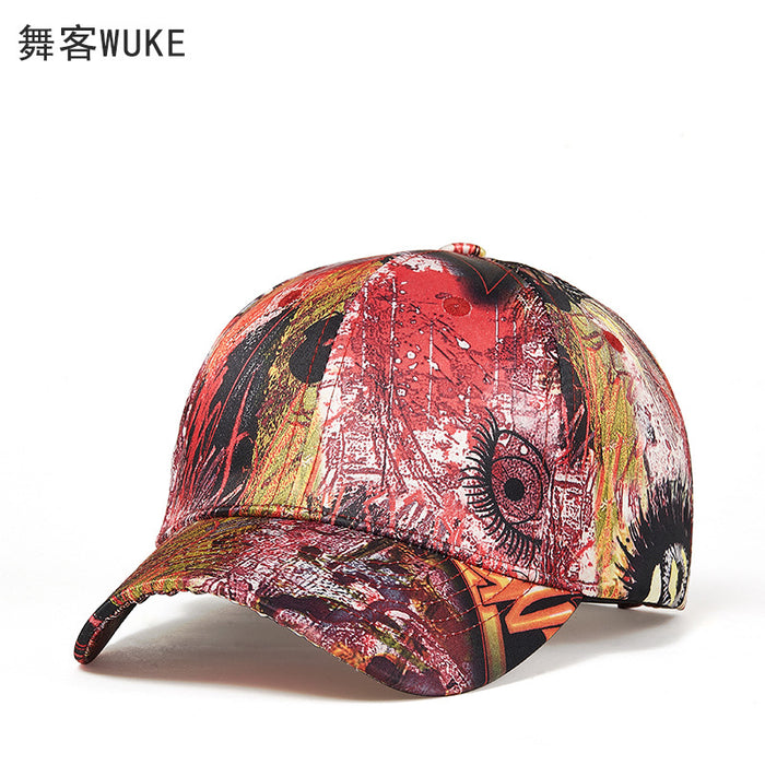 New Skull Abstract Graffiti Baseball Cap