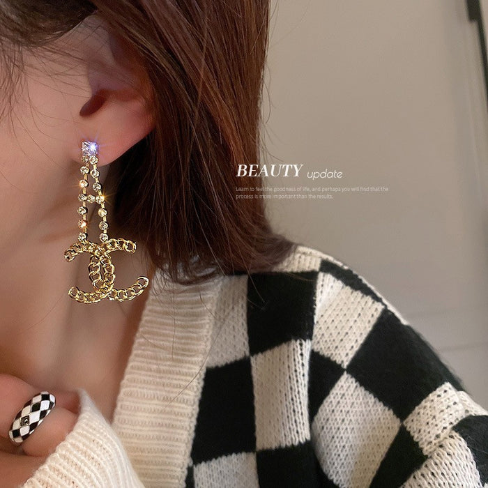 New Women's Jewelry Light Luxury Retro Earrings