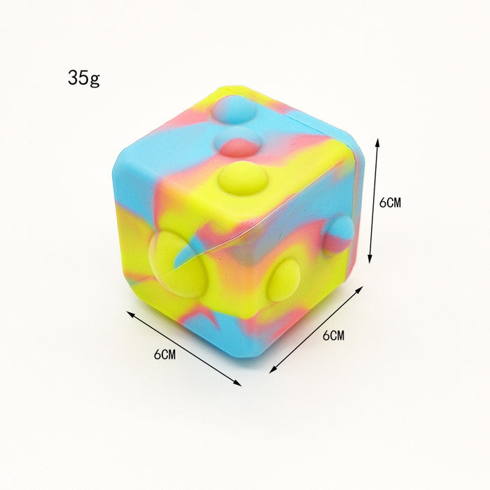 3D Silicone Decompression Ball Cube Pop It Fidget Toys