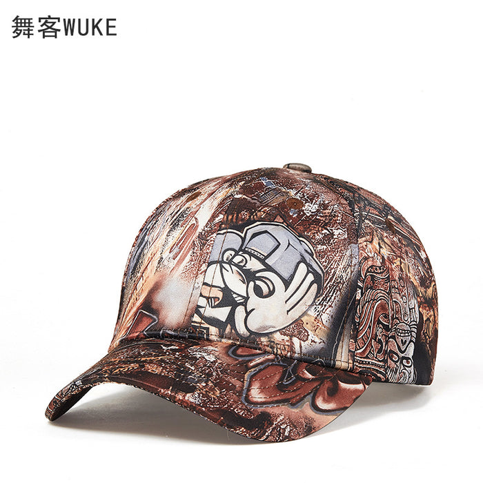 New Skull Abstract Graffiti Baseball Cap