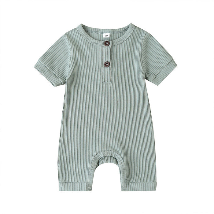 Summer Infant Clothes Solid Jumpsuit