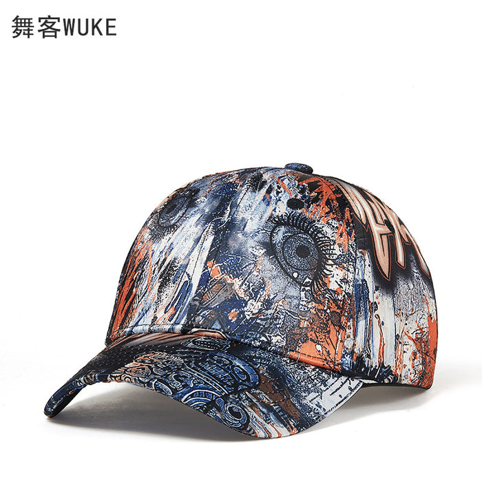 New Skull Abstract Graffiti Baseball Cap