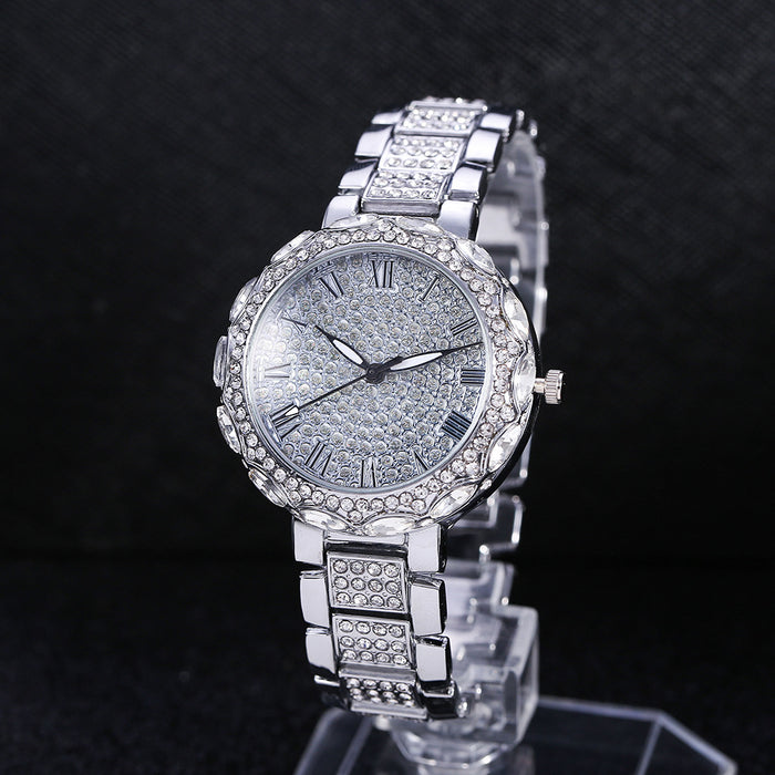 New Stainless Steel Women Wristwatch Quartz Fashion Casual Clock LLZ20814