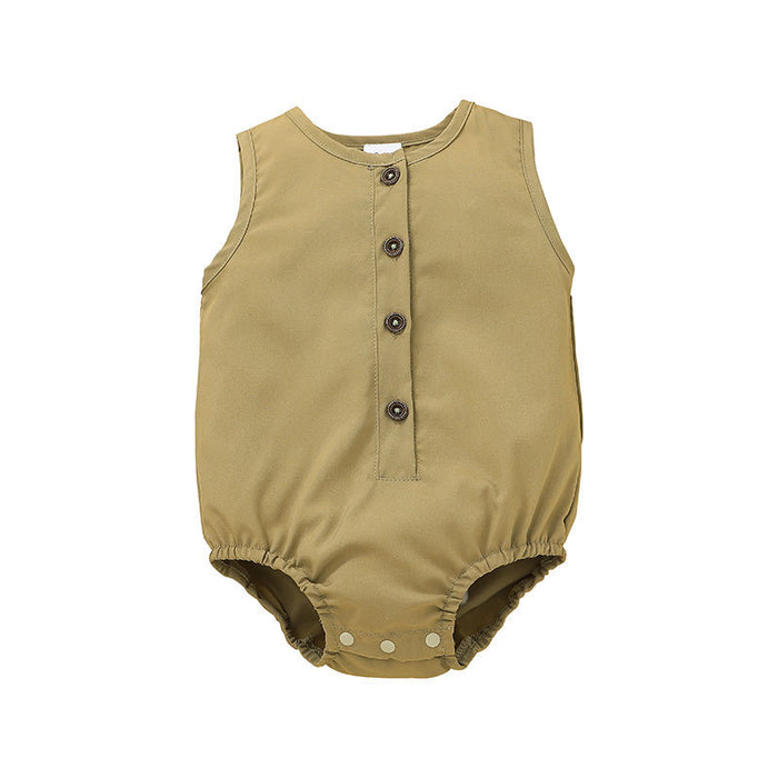 Baby Summer Sleeveless Jumpsuit