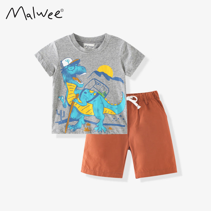 Children's short sleeved Shorts Set