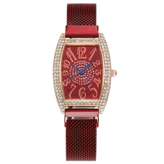 New Stainless Steel Women Wristwatch Quartz Fashion Casual Clock LLZ20027