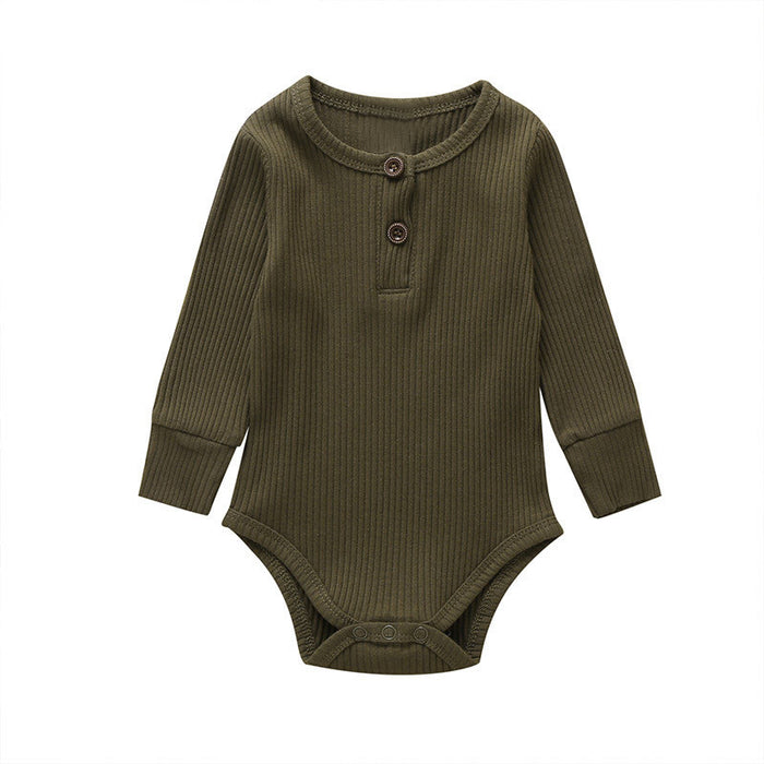 Newborn Clothes Baby Solid Color Romper