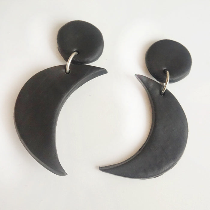 Ghost Ghost Pumpkin Bat Cat Moon Clay Earrings Jewelry