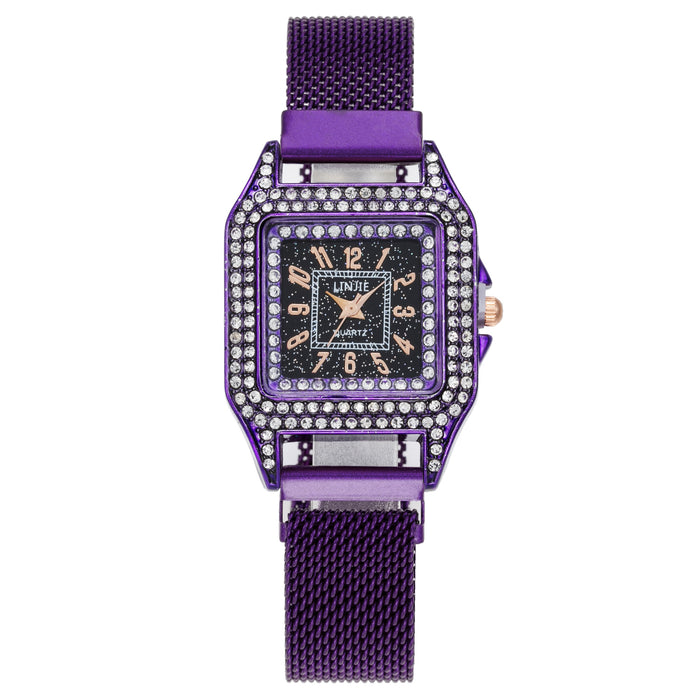 New Stainless Steel Women Wristwatch Quartz Fashion Casual Clock LLZ20033